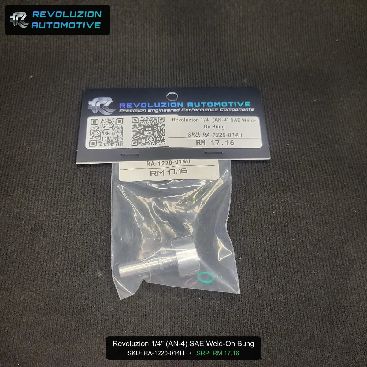 Revoluzion 1/4" (AN-4) SAE Weld-On Bung