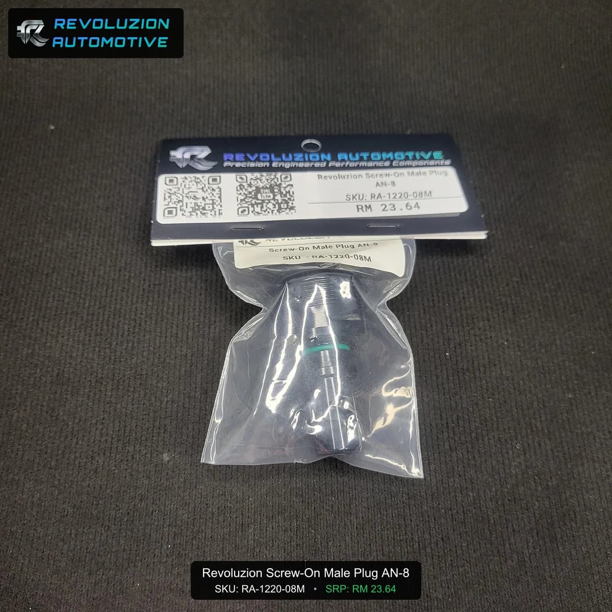 Revoluzion Screw-On Male Plug AN-8