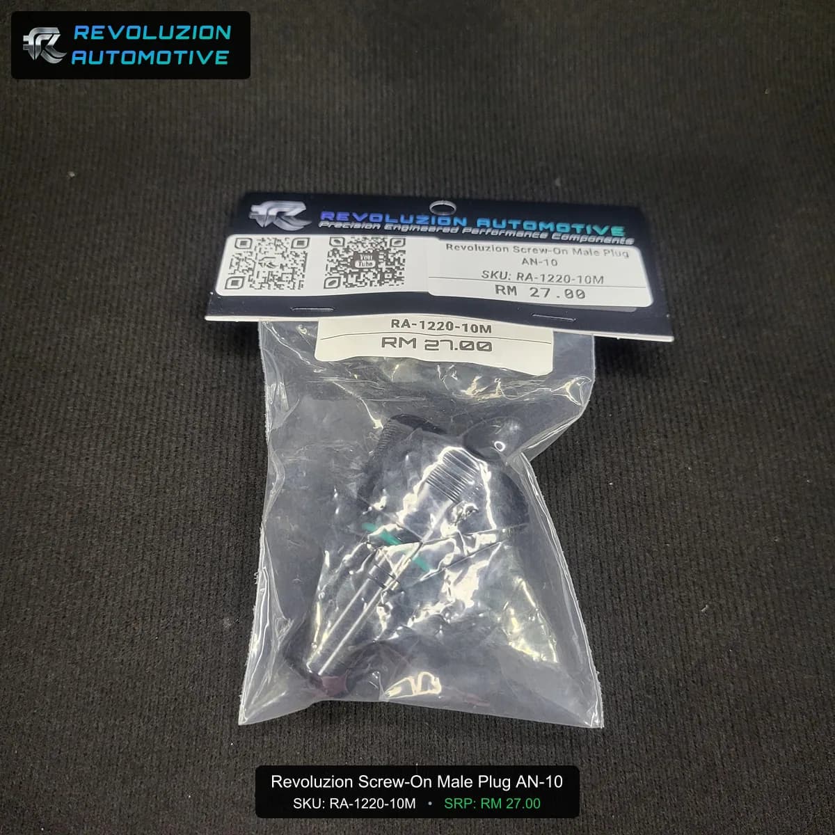 Revoluzion Screw-On Male Plug AN-10