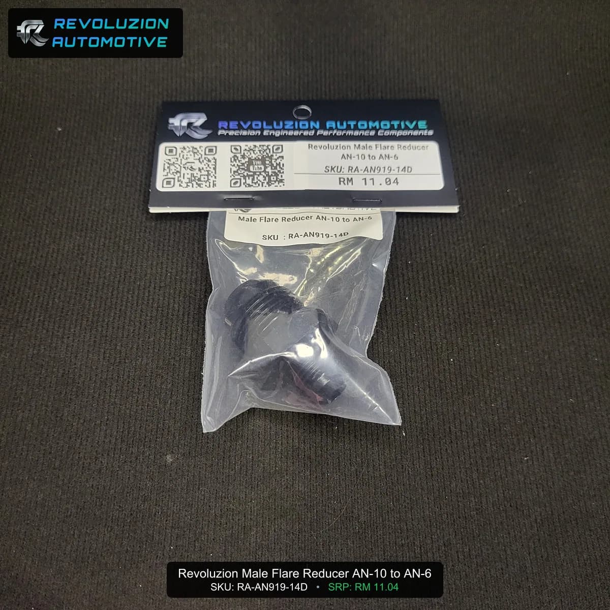 Revoluzion Male Flare Reducer AN-10 to AN-6