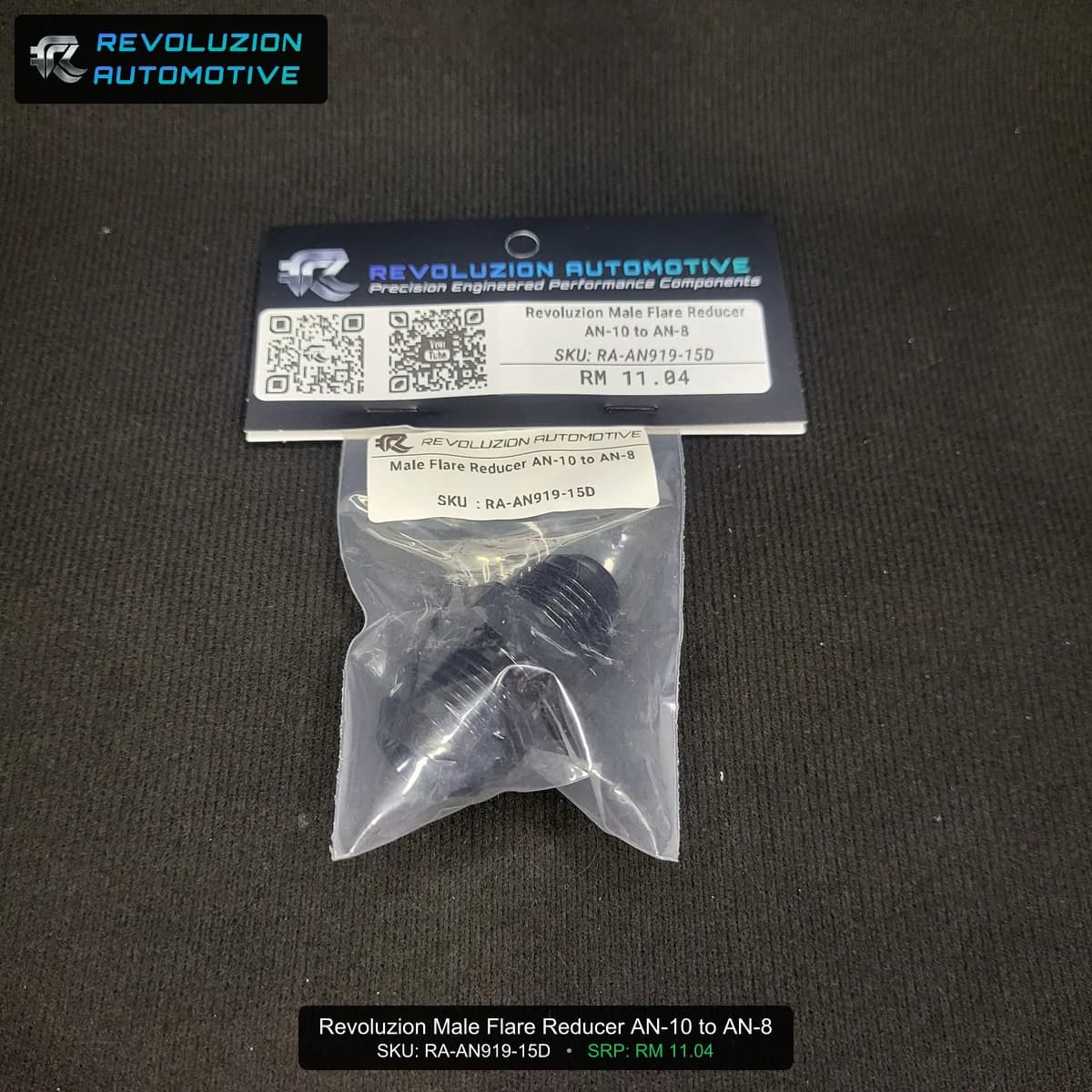 Revoluzion Male Flare Reducer AN-10 to AN-8