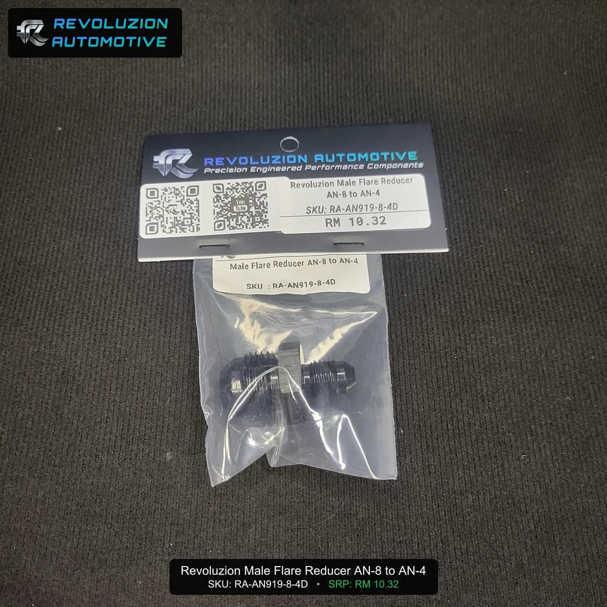 Revoluzion Male Flare Reducer AN-8 to AN-4
