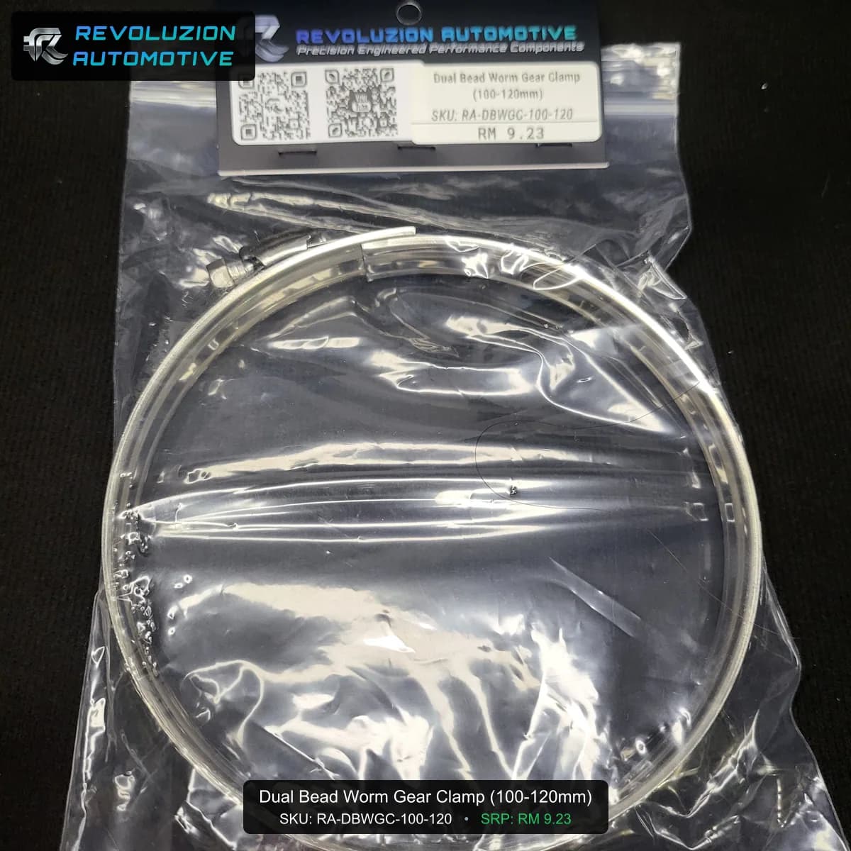 Dual Bead Worm Gear Clamp (100-120mm)