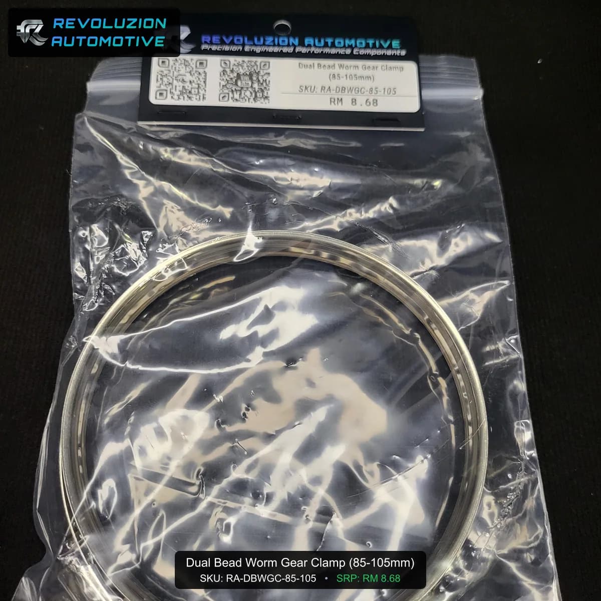 Dual Bead Worm Gear Clamp (85-105mm)