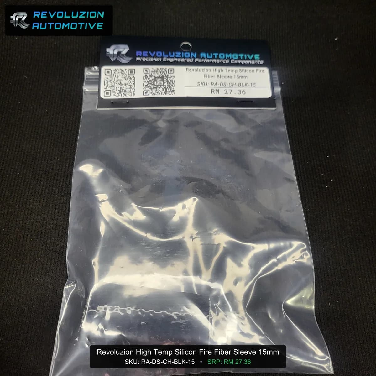 Revoluzion High Temp Silicon Fire Fiber Sleeve 15mm