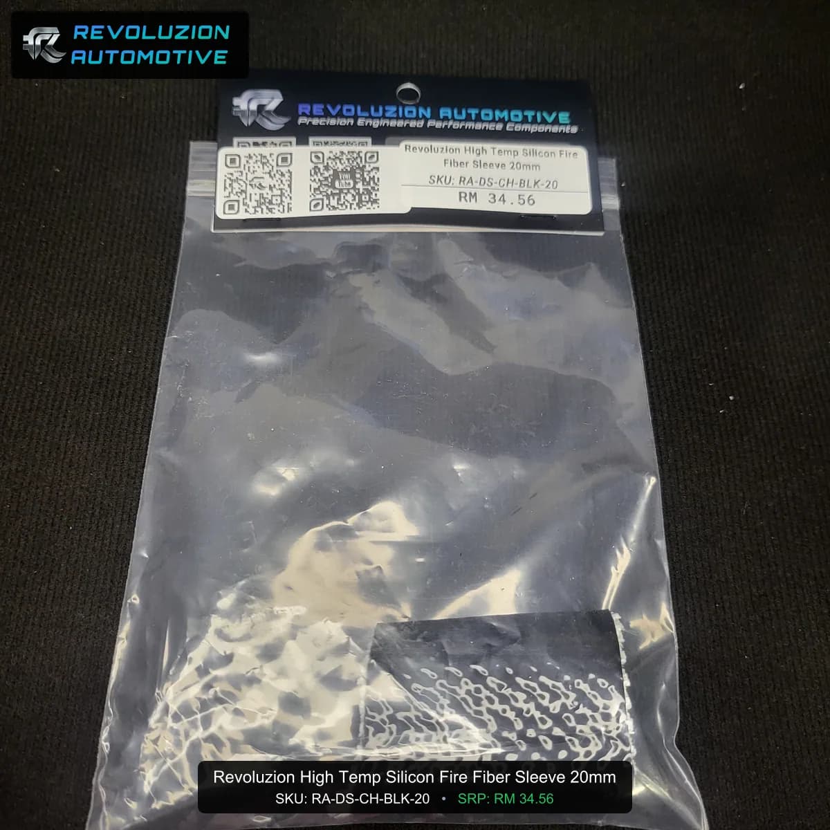Revoluzion High Temp Silicon Fire Fiber Sleeve 20mm