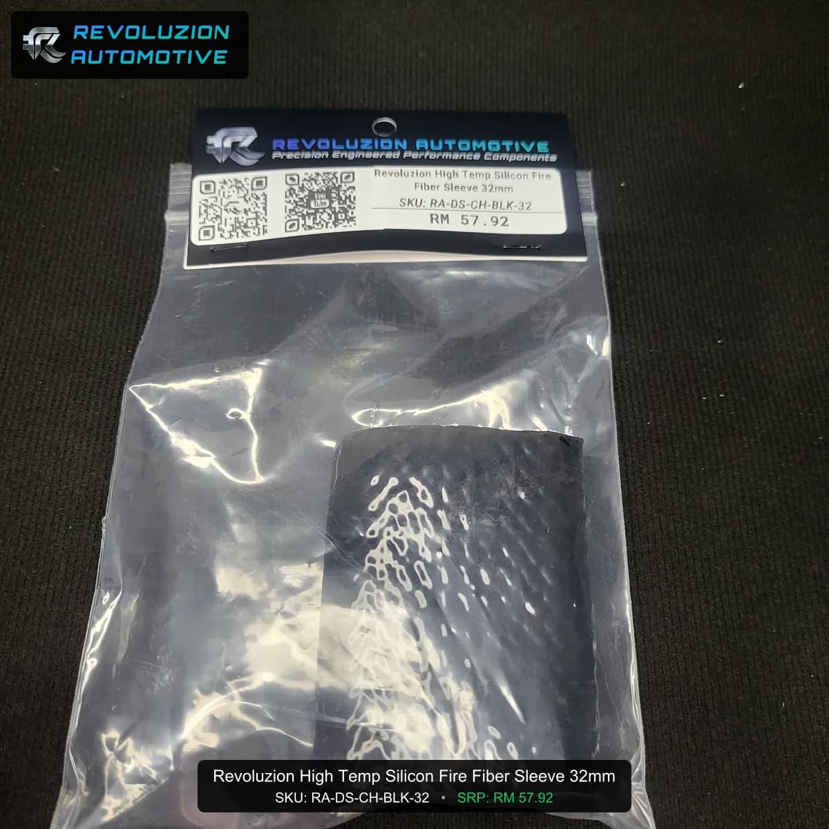 Revoluzion High Temp Silicon Fire Fiber Sleeve 32mm