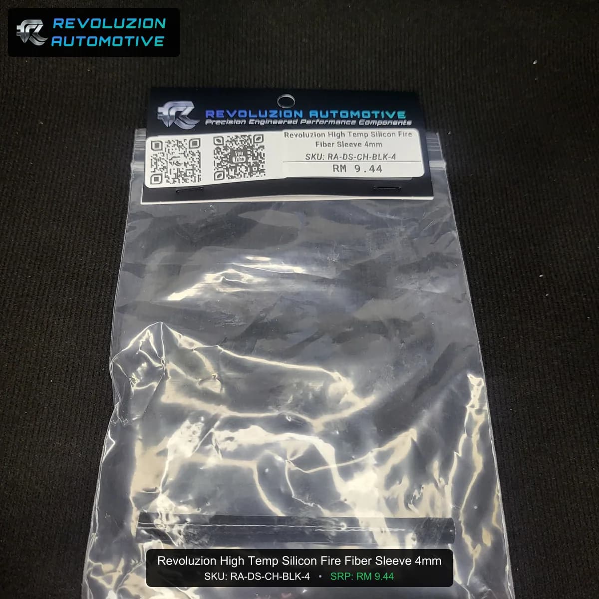 Revoluzion High Temp Silicon Fire Fiber Sleeve 4mm