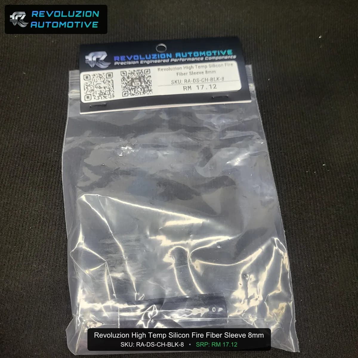 Revoluzion High Temp Silicon Fire Fiber Sleeve 8mm