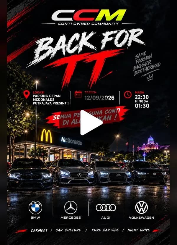 CCM Back For TT