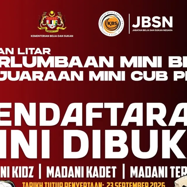 🏁 PENDAFTARAN KEJUARAAN MINI CUB PRIX PUSINGAN 1 (2026) KINI DIBUKA! 🏁