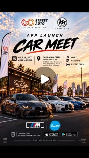 GoStreet Auto Launch Car Meet