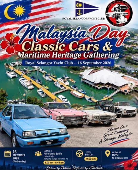 Malaysia Day Classic Cars & Maritime Heritage Gathering