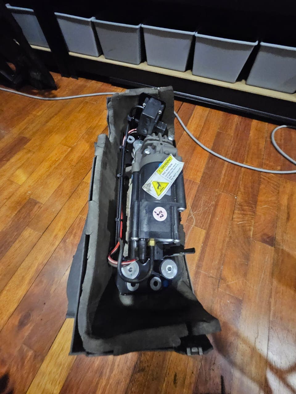 Air Compressor with valve block